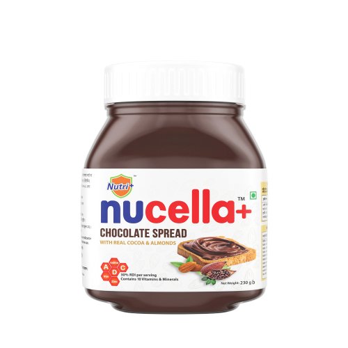Nucella+ Chocolate Bread Spread Cocoa & Almond 400 gm