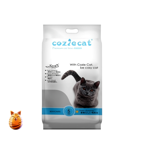 Coziecat unscented Clumping Cat Litter 5 ltr