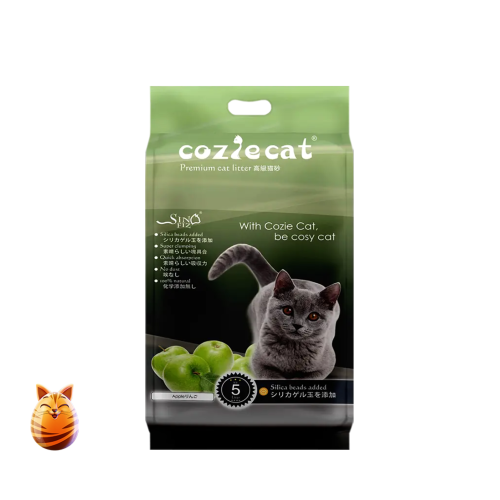 Coziecat Premium Cat Litter Apple Clumping 5 ltr