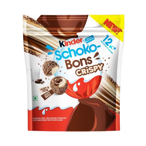 Kinder Schoko-Bons Crispy Milk And Cocoa Flavor 67.2 gm