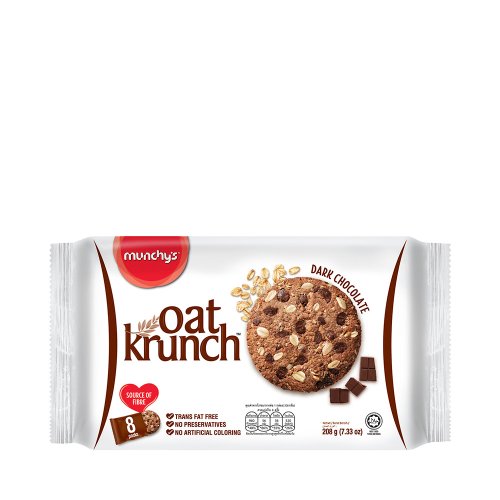 Munchy's Oat Krunch Dark Chocolate Cookies 208gm