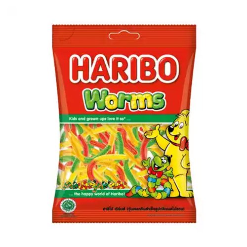 Haribo Worms Candy 180gm