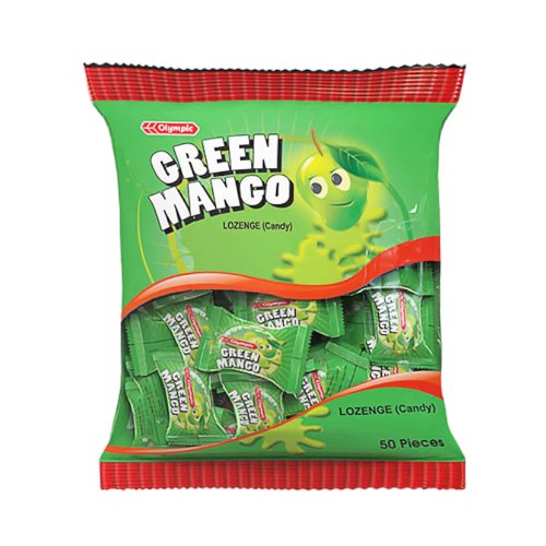 Olympic Green Mango Lozenge (Candy) 50pcs
