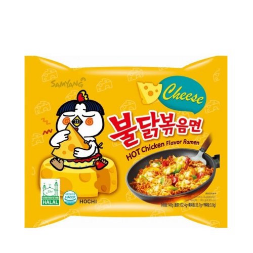 Samyang Hot Chicken Ramen Cheese Noodles 140 gm
