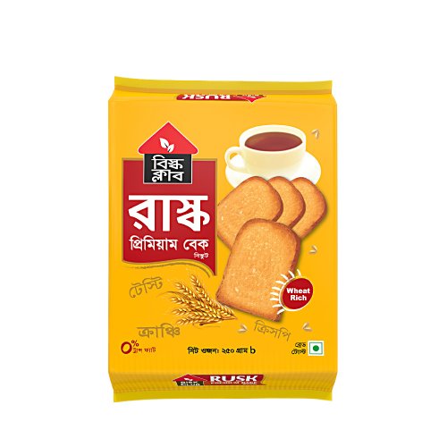 Bisk Club Rusk Premium Bake Biscuit 250 gm