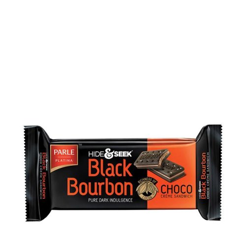 Parle Hide & Seek Black Bourbon Choco Creme Biscuit 100gm