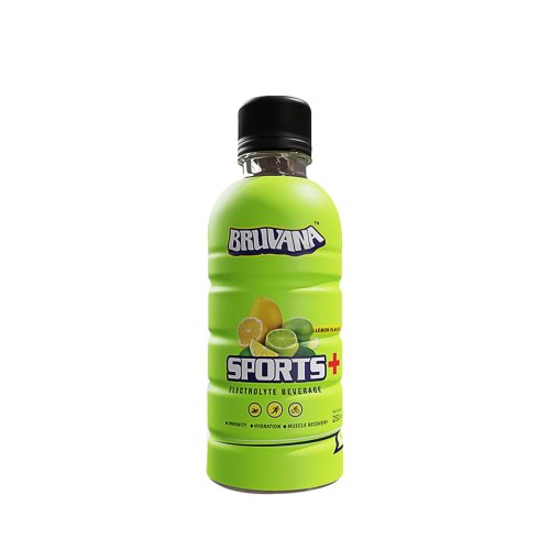 Bruvana Sports+ Electrolyte Beverage (Lemon Flavor) 250 ml