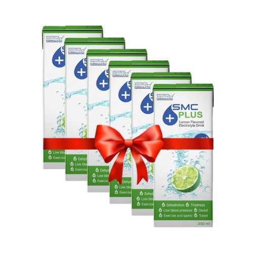 SMC Plus Lemon Electrolyte Drink 250 ml (Combo Pack) 6 pcs