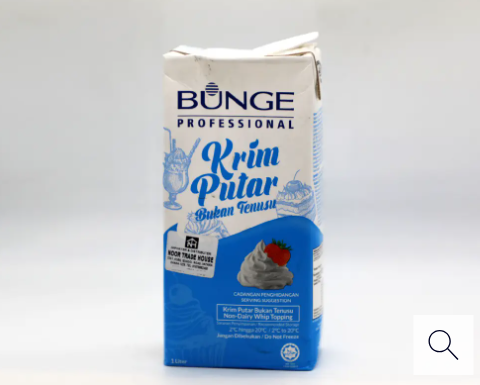 Bunge Non-Dairy Whip Topping 1Ltr. Malaysia