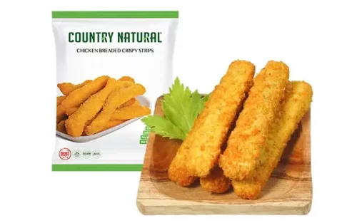 Country Natural Chicken Breaded Crispy Strips 12-13 Pcs