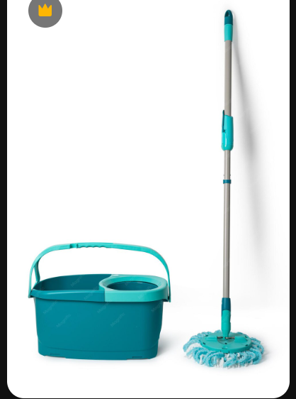 Cleaning mop and bucket
