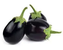 Kalo Gol Begun (Round Brinjals Black) ±35 gm 500 gm