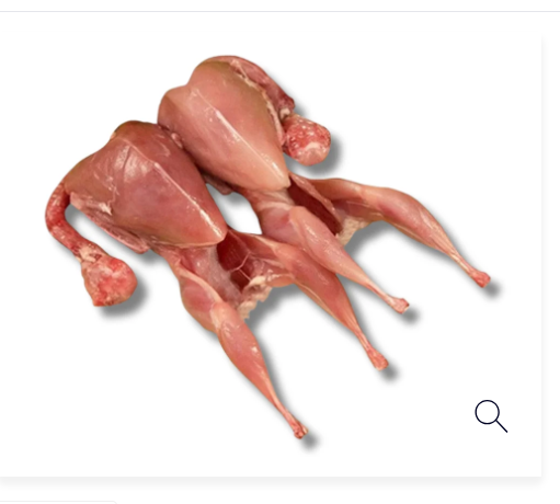 Koyeler Mangsho (Quail Meat) Dressed 55gm+/pcs