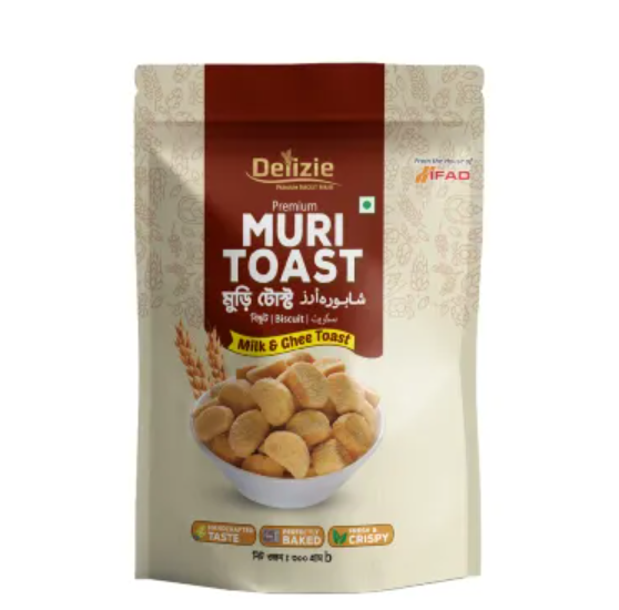 Ifad Muri Toast Butter Rusk Biscuit 300 gm