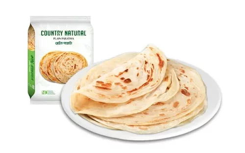 Country Natural Plain Paratha - 10 pcs