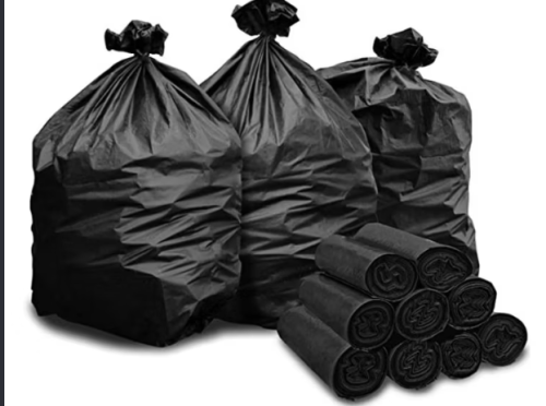 Trash Bag Black - (20" x 24) 1 kg